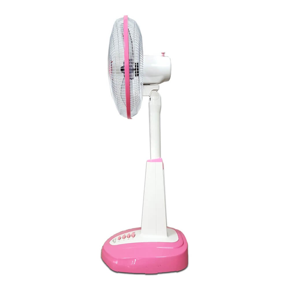 พัดลมสไลด์ 16 นิ้ว LUCKY MISU LM144 สีชมพู ปรับได้ 4 ระดับ_3